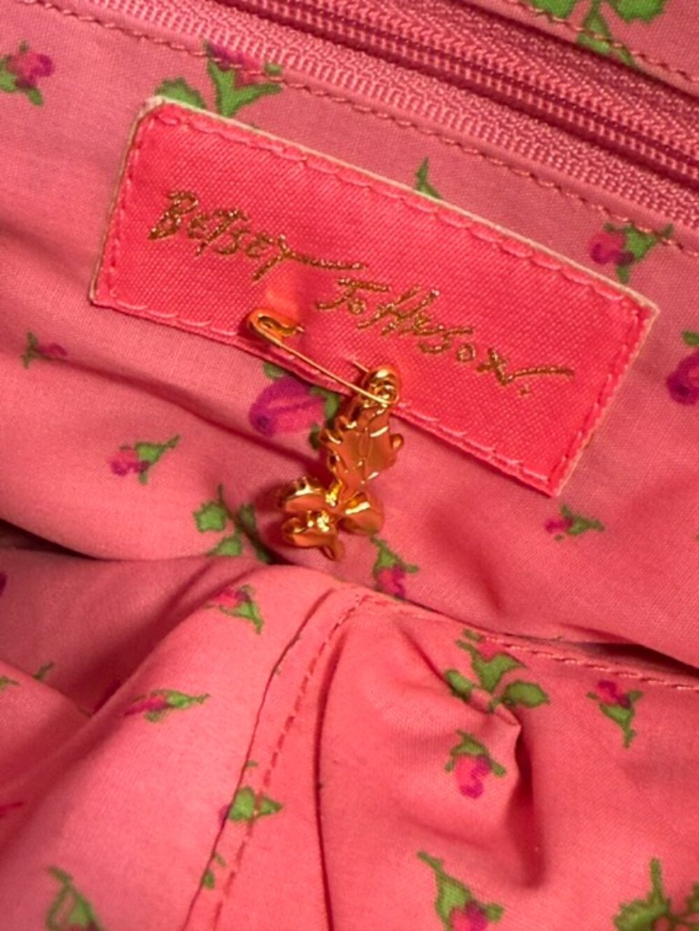 Rare Vintage Betsey Johnson Giddy Up Leather Studded Western Hobo Bag - Picture 3 of 16
